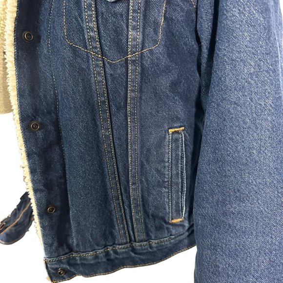 NWOT - Levi's Sherpa Demin Jean Jacket - Small - Picture 7 of 7
